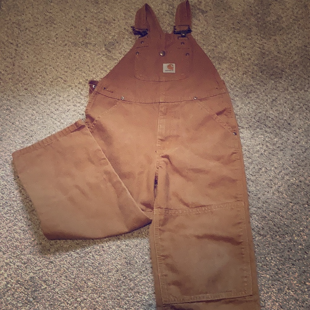 Kids carhartt size 6 bibs